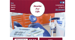 Desktop Screenshot of dentistforlifelv.com