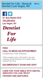 Mobile Screenshot of dentistforlifelv.com